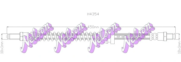 Brake Hose (H4354)