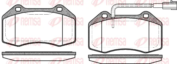 Brake Pad Set, disc brake (1113 12)