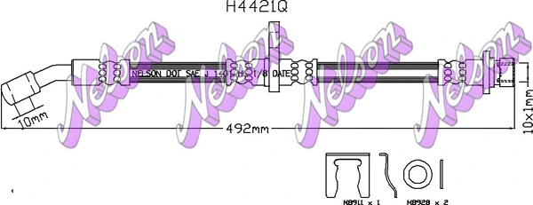 Brake Hose (H4421Q)