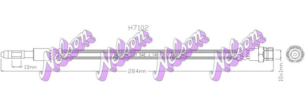 Brake Hose (H7102)