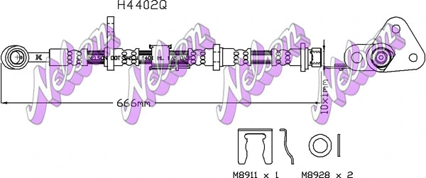 Brake Hose (H4402Q)