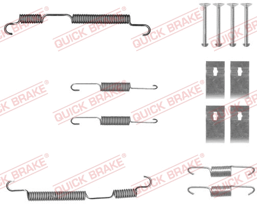 Accessory Kit, brake shoes (105-0050)