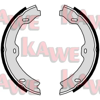 Brake Shoe Set, parking brake (01068)