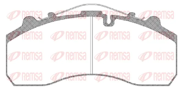 Brake Pad Set, disc brake (JCA637.00)