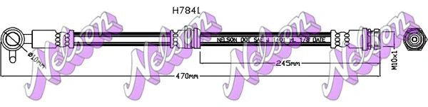Brake Hose (H7841)
