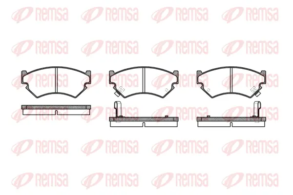 Brake Pad Set, disc brake (0340 02)