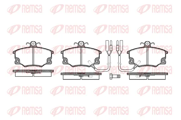 Brake Pad Set, disc brake (0146 22)