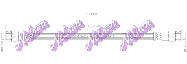 Brake Hose (H3896)