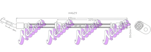 Brake Hose (H4629)