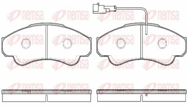 Brake Pad Set, disc brake (0959 11)