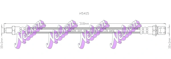 Brake Hose (H5415)