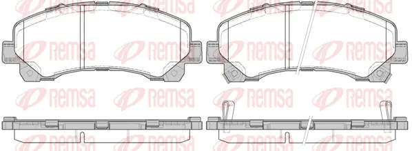 Brake Pad Set, disc brake (1407 00)