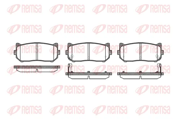 Brake Pad Set, disc brake (0649 02)