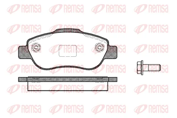 Brake Pad Set, disc brake (1100 00)