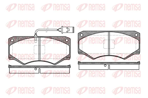 Brake Pad Set, disc brake (0047 52)
