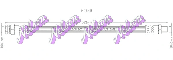 Brake Hose (H4648)