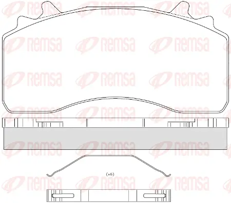 Brake Pad Set, disc brake (JCA1526.00)
