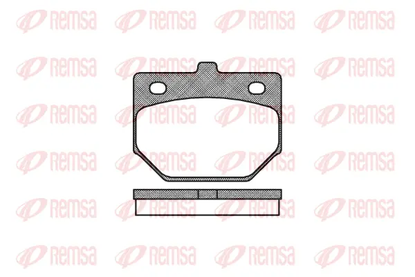 Brake Pad Set, disc brake (0112 00)