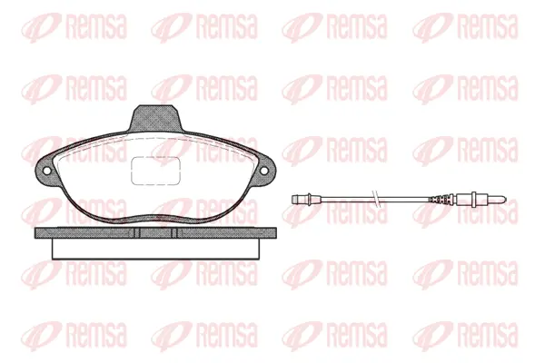 Brake Pad Set, disc brake (0602 02)