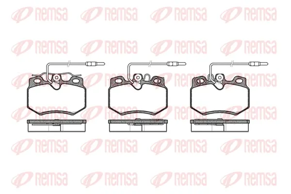 Brake Pad Set, disc brake (0170 24)