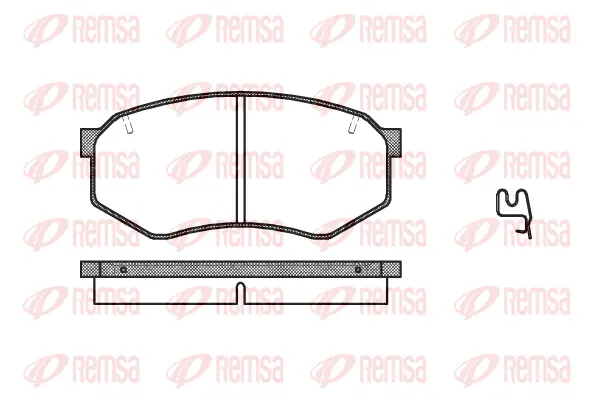Brake Pad Set, disc brake (0148 34)