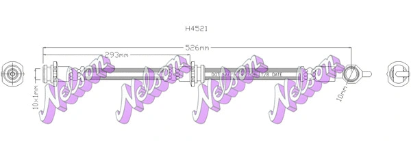 Brake Hose (H4521)