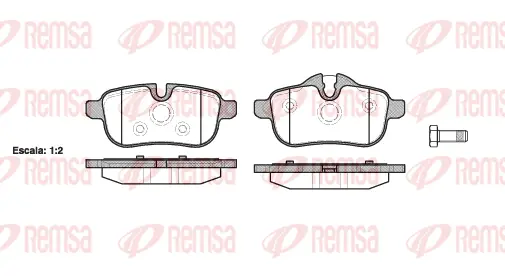 Brake Pad Set, disc brake (1417 00)