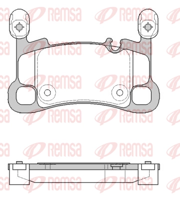 Brake Pad Set, disc brake (1864 00)