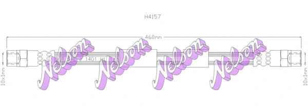 Brake Hose (H4157)