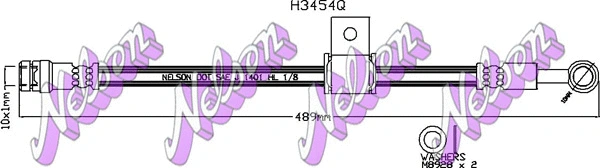 Brake Hose (H3454Q)