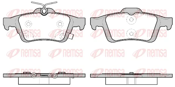 Brake Pad Set, disc brake (0842 11)