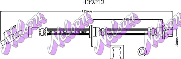Brake Hose (H3921Q)