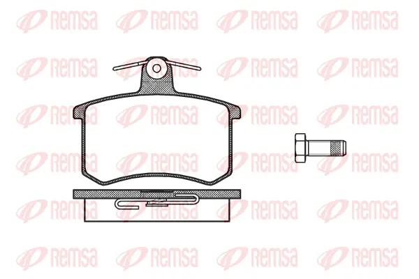 Brake Pad Set, disc brake (0135 00)