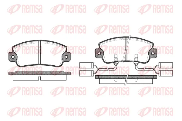 Brake Pad Set, disc brake (0025 22)