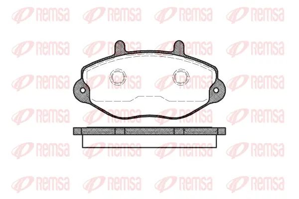 Brake Pad Set, disc brake (0392 00)