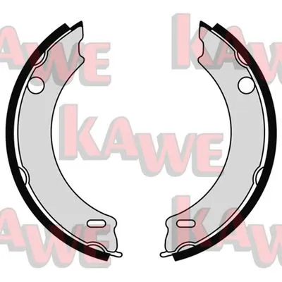 Brake Shoe Set, parking brake (06900)