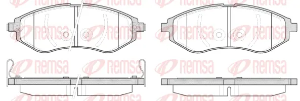 Brake Pad Set, disc brake (0986 02)