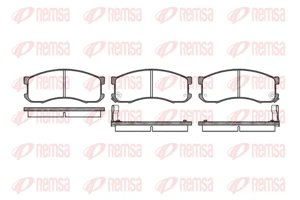 Brake Pad Set, disc brake (0313 02)