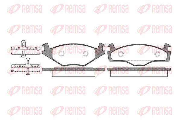 Brake Pad Set, disc brake (0171 05)