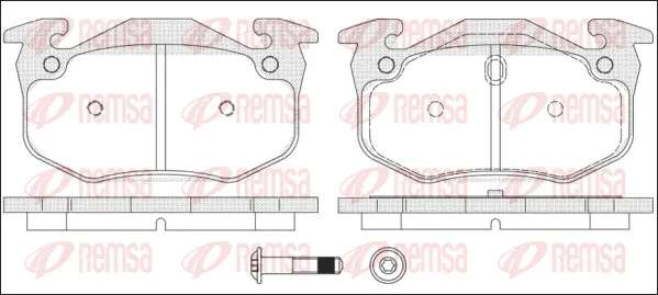 Brake Pad Set, disc brake (0144 70)