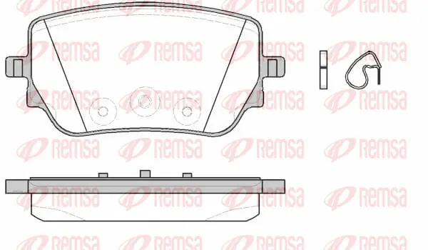Brake Pad Set, disc brake (1829 00)