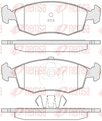 Brake Pad Set, disc brake (0172 35)