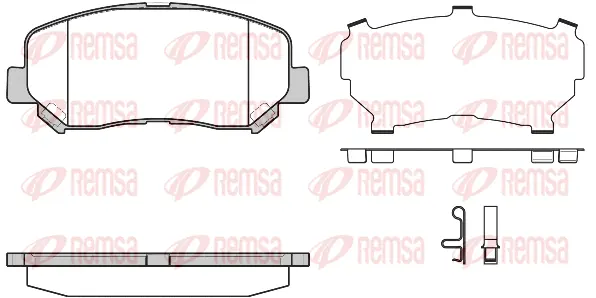 Brake Pad Set, disc brake (1513 24)