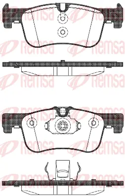 Brake Pad Set, disc brake (1478 10)