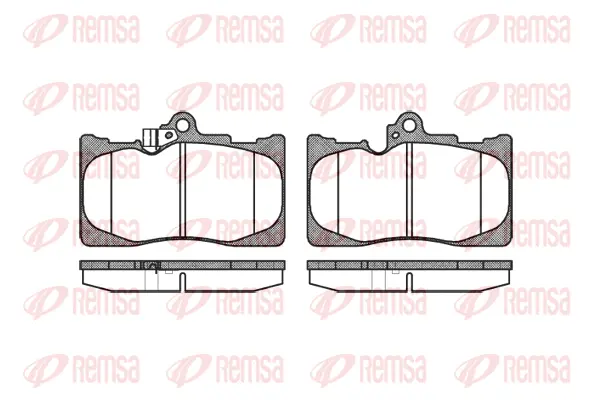 Brake Pad Set, disc brake (1180 02)