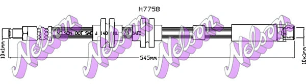 Brake Hose (H7758)