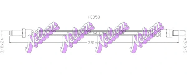 Brake Hose (H0358)