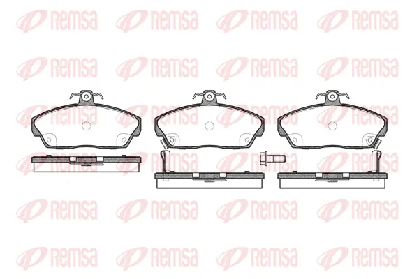 Brake Pad Set, disc brake (0337 02)