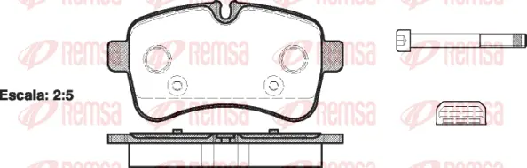 Brake Pad Set, disc brake (1282 00)
