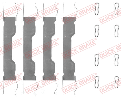 Accessory Kit, disc brake pad (109-0909)